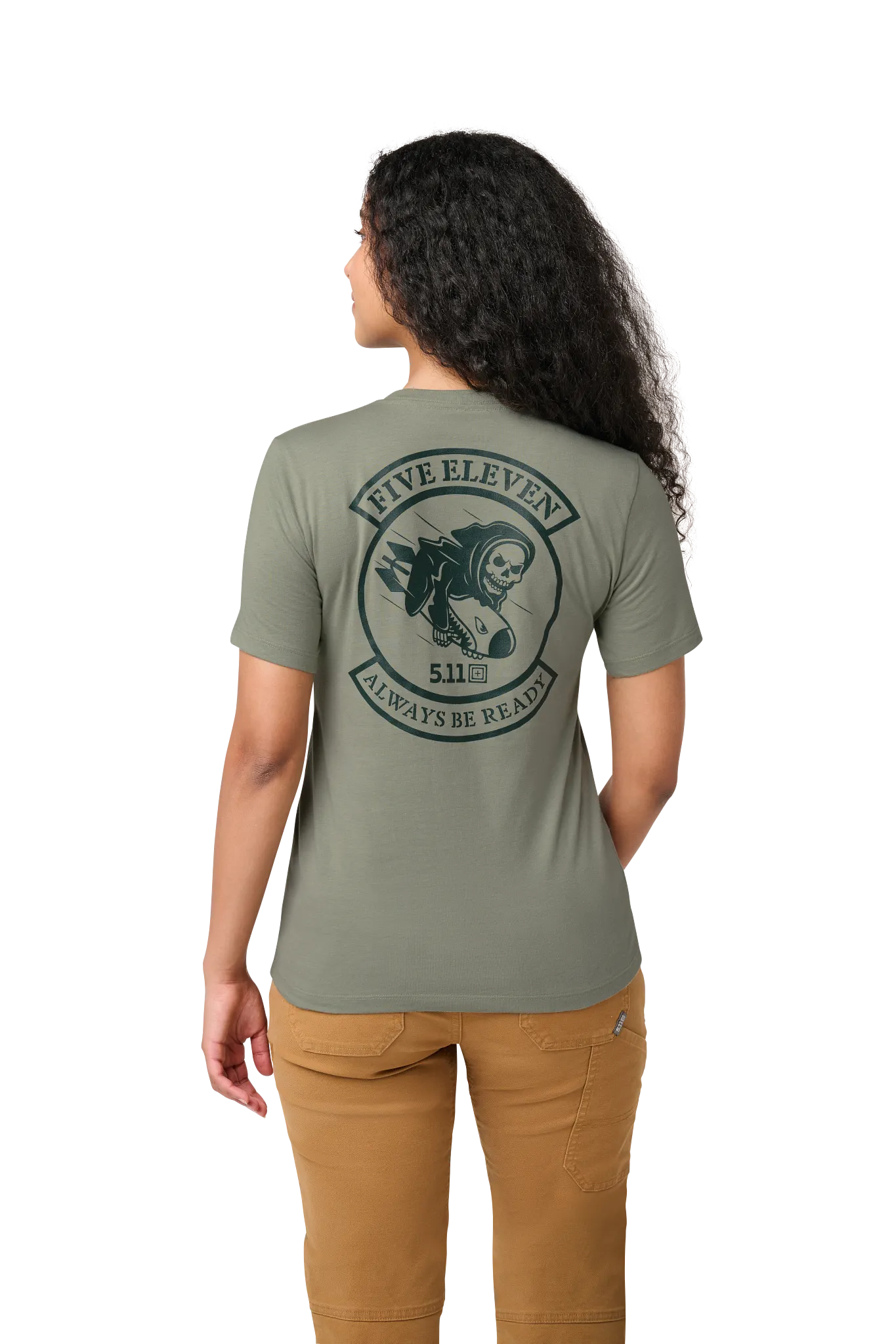 5.11 Tactical Women's Grim Bomber Short Sleeve Graphic T-shirt