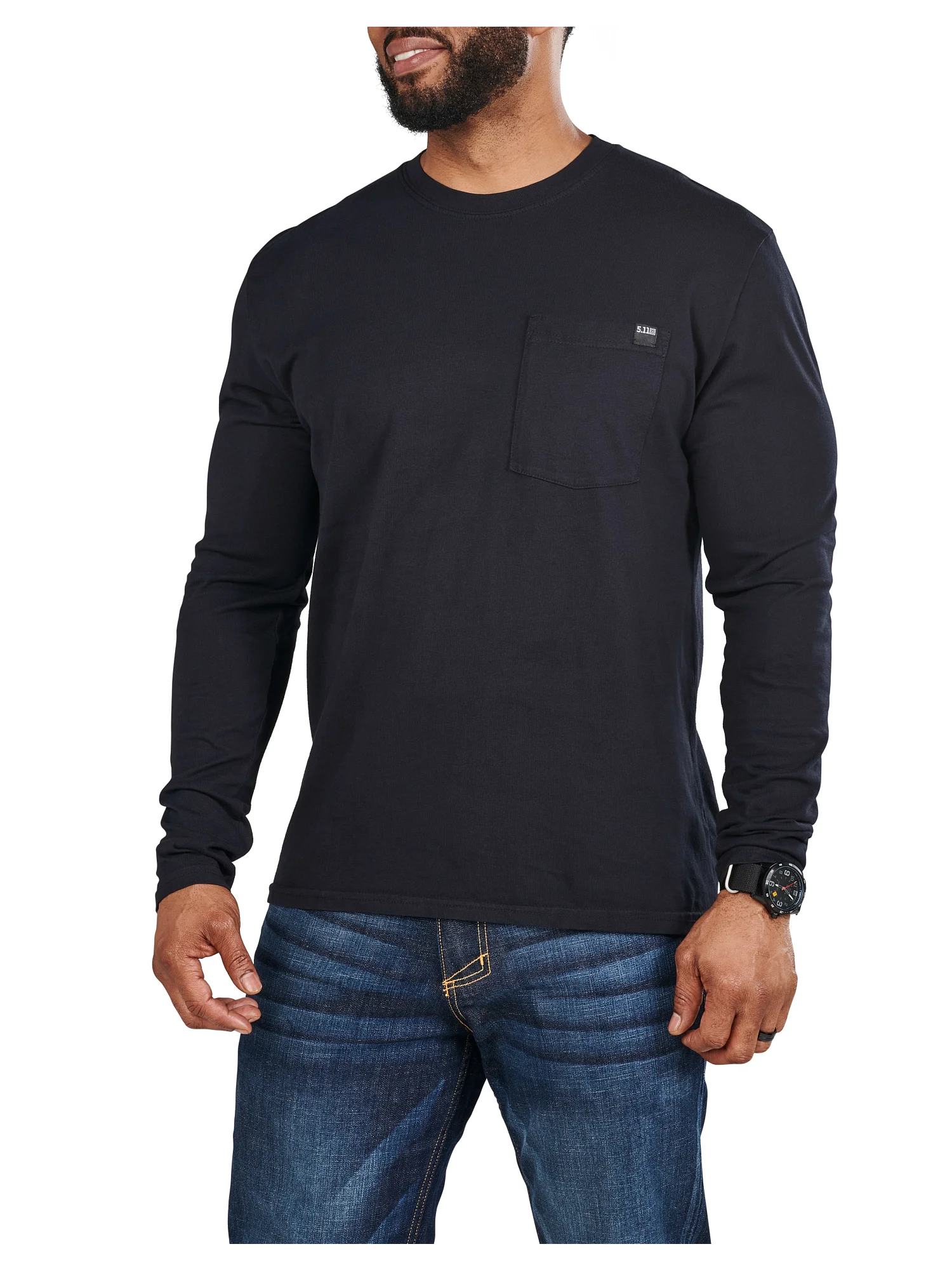 Elite Long Sleeve Pocket Tee: Comfort & Performance | 5.11 Tactical®