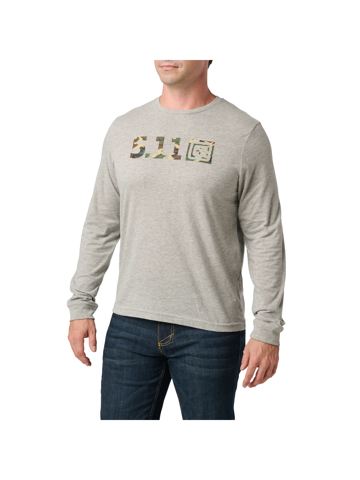 5.11 Tactical - Woodland Camo Fill Long Sleeve Tee