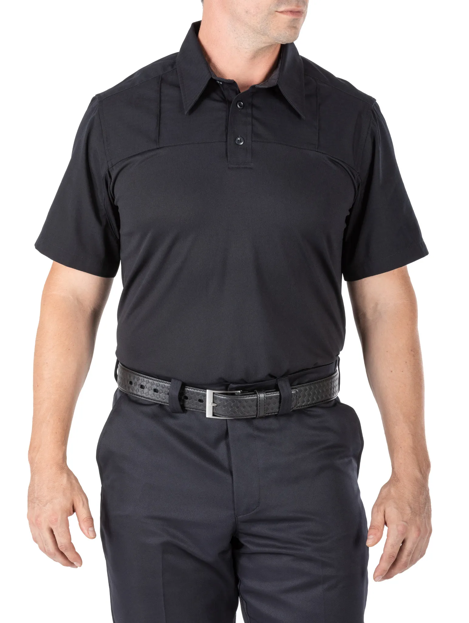 5-71392ABR750LR Mens Stryke PDU Rapid Short Sleeve Shirt, Black - Large - Regular