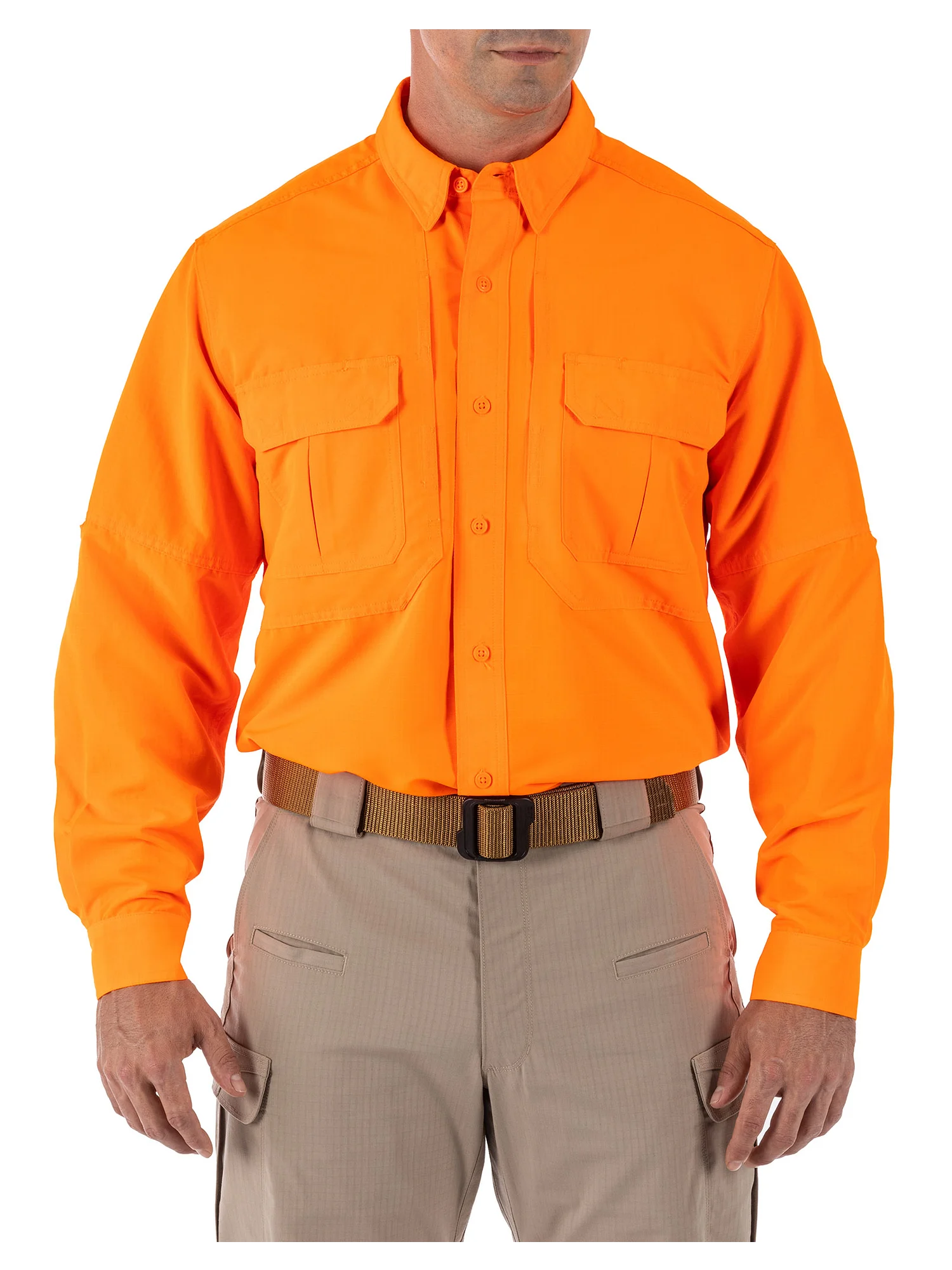 Hi-Vis Performance Long Sleeve Shirt for Safety & Comfort