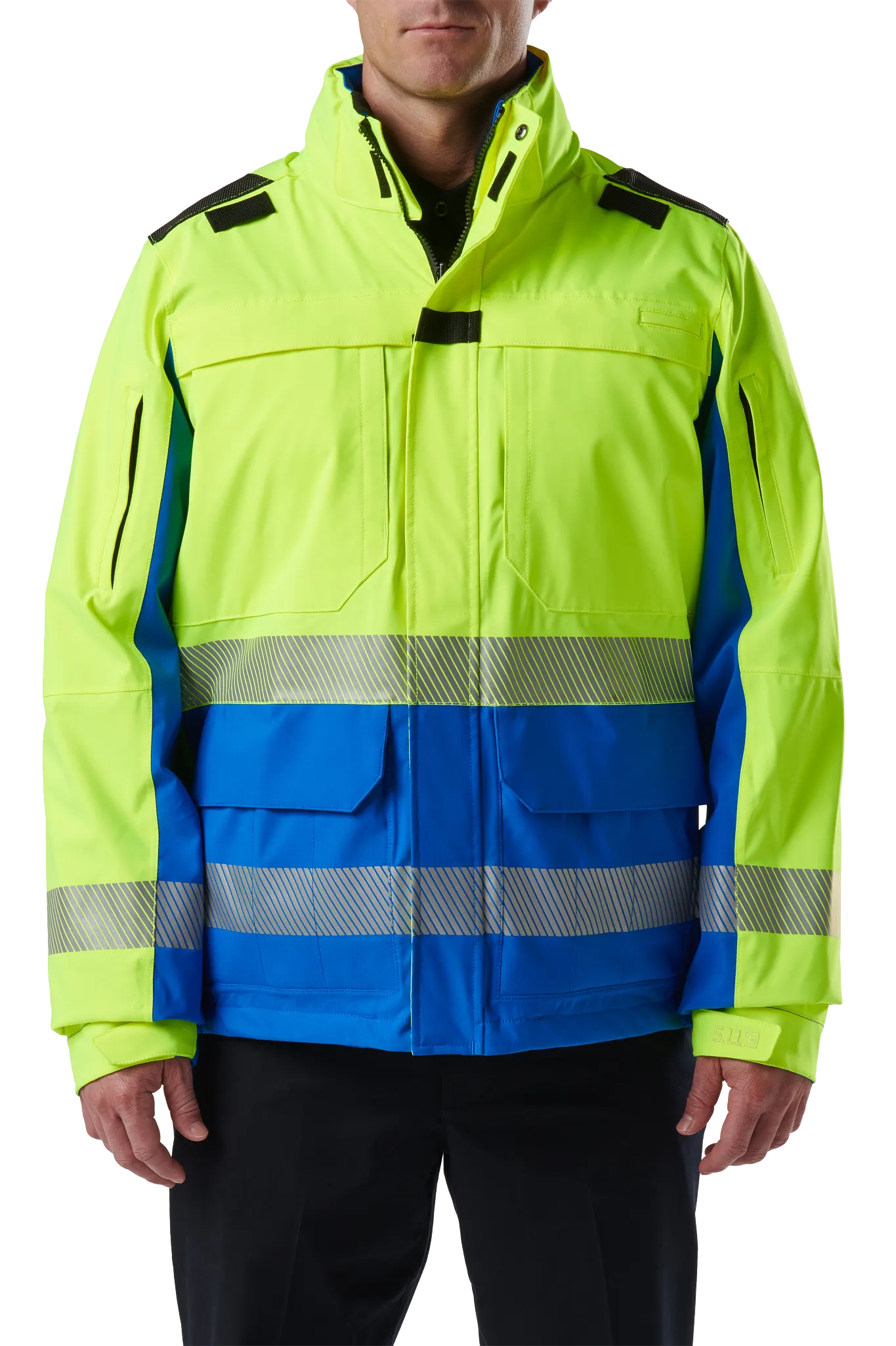 5-48379ABR693M Responder 2.0 Hi-Vis Parka Jacket, Royal Blue - Medium