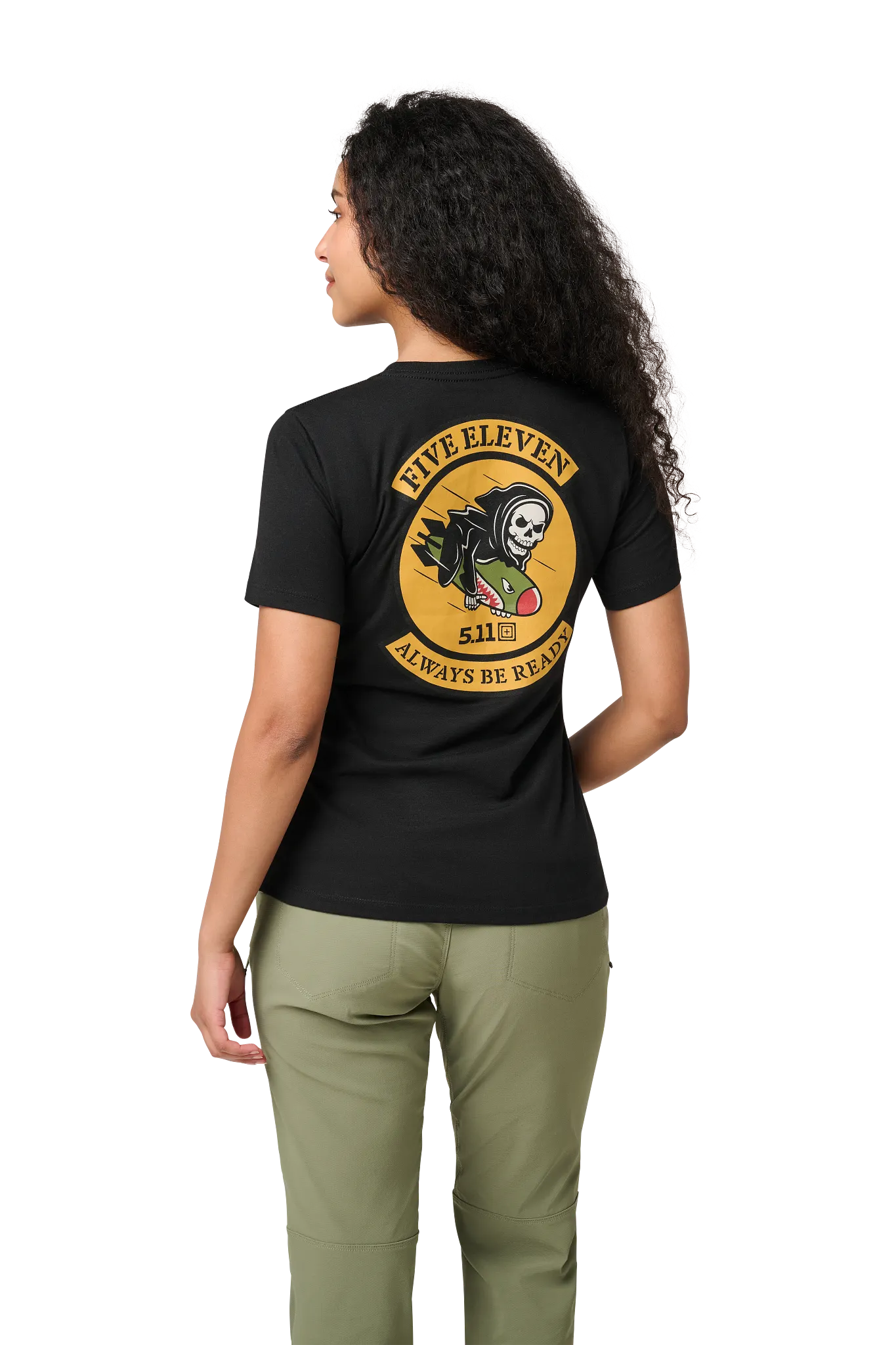 5.11 Tactical Women's Grim Bomber Short Sleeve Graphic T-shirt
