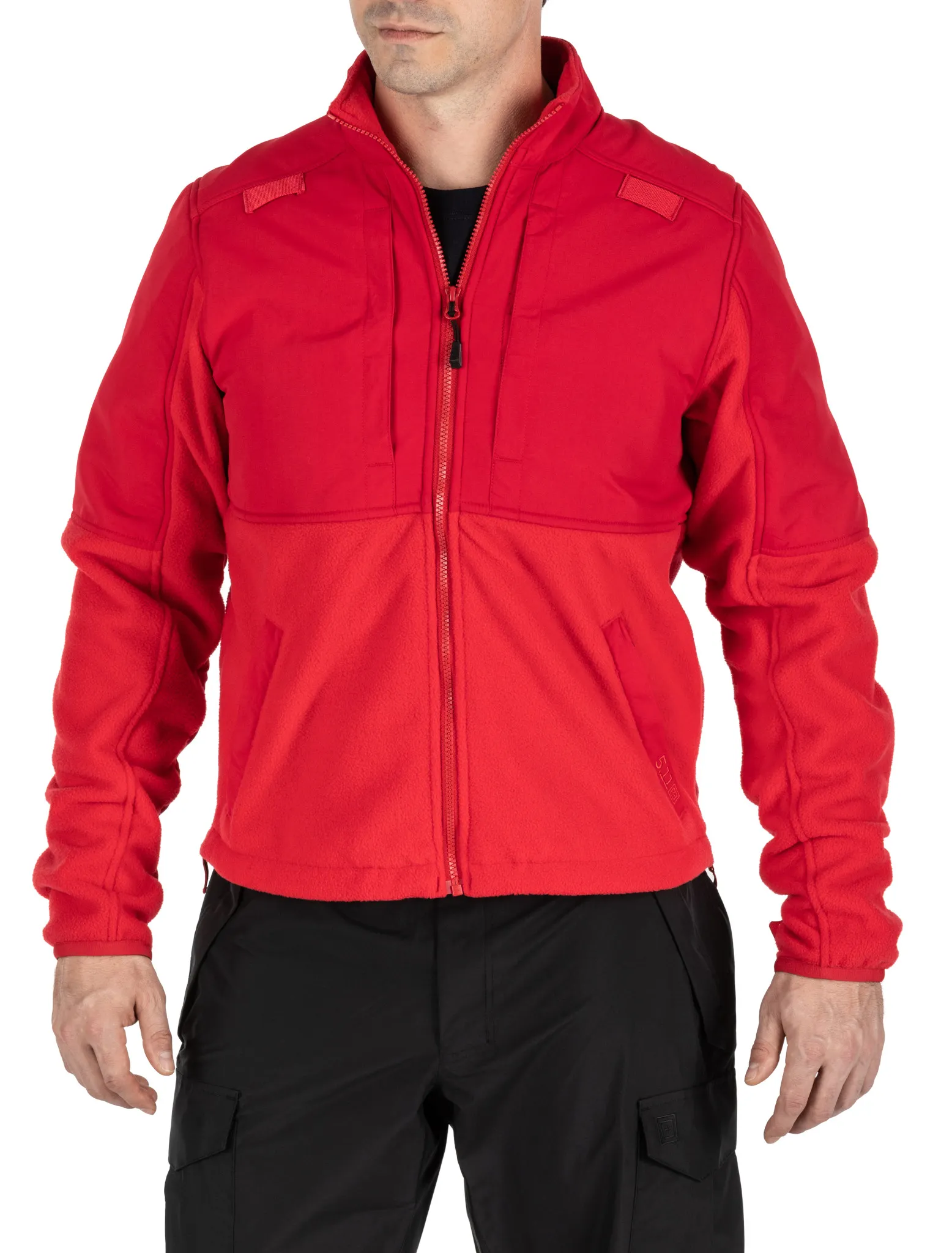 5-78026ABR477M Tactical Fleece 2.0 Jacket for Men, Range Red - Medium