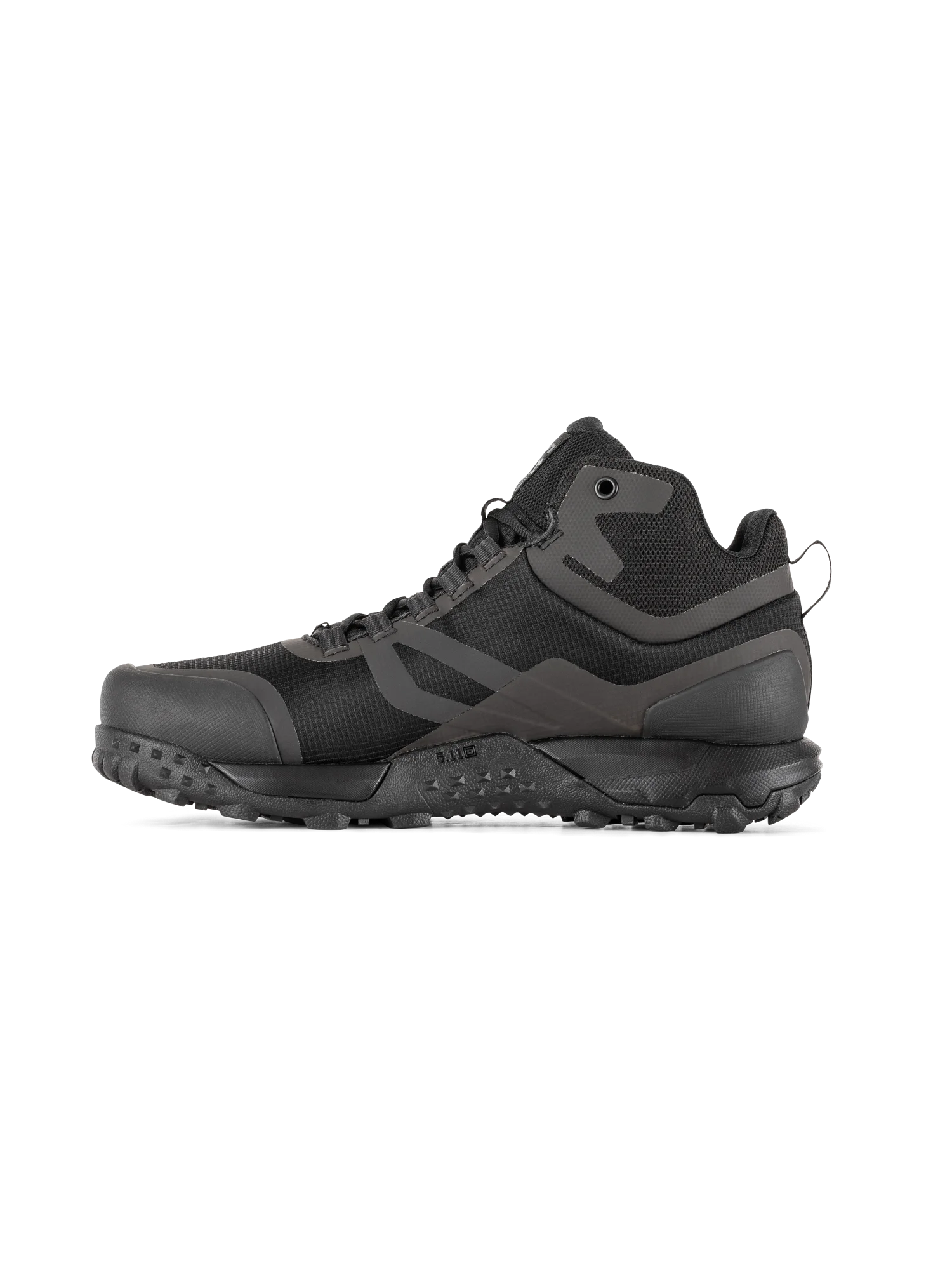 5.11 TACTICAL - BLACK RUBBER LEATHER NYLON A/T MID BOOTS REGULAR WIDTH 5.11 Tactical Men main image 2