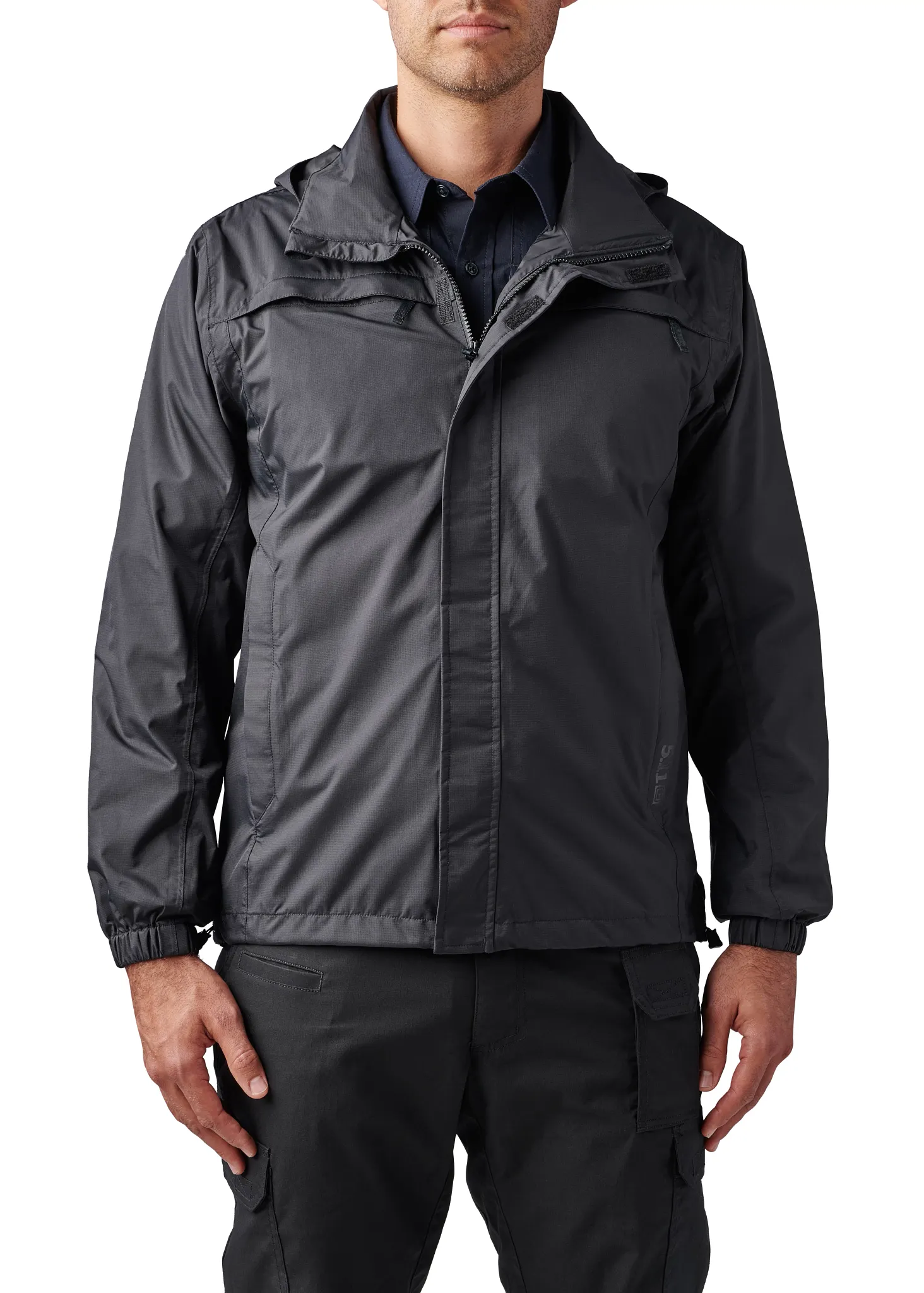 5-48372ABR019L Tac-Dry Rainshell 2.0 Jacket - Black, Large