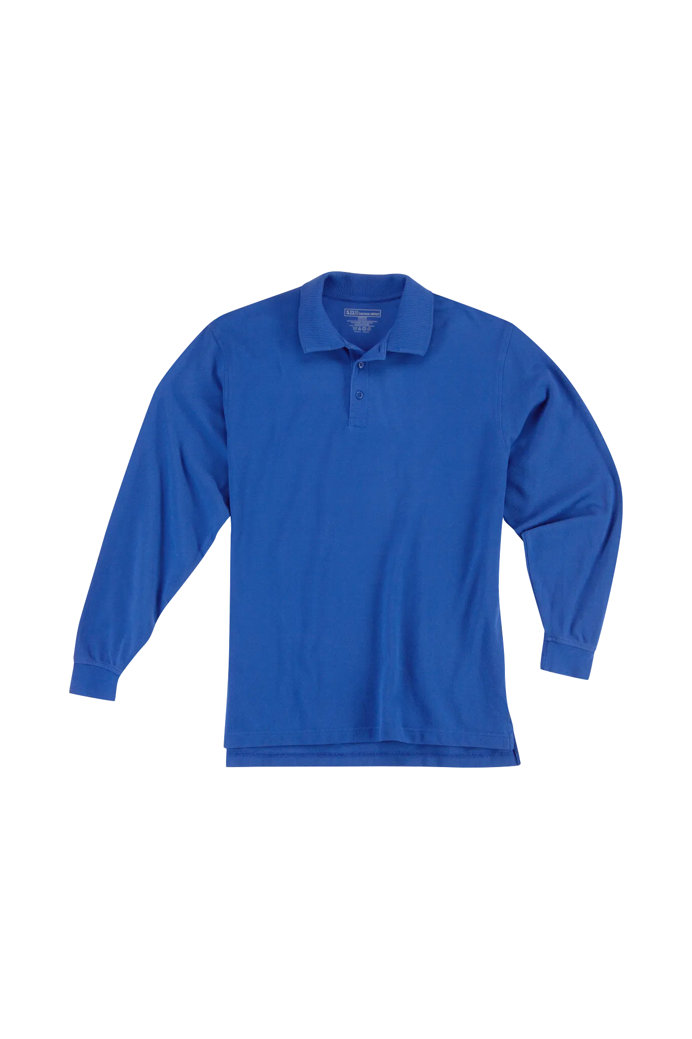 Tactical Polo Shirt, 100% Cotton, Button, Acaemy Blue, XL