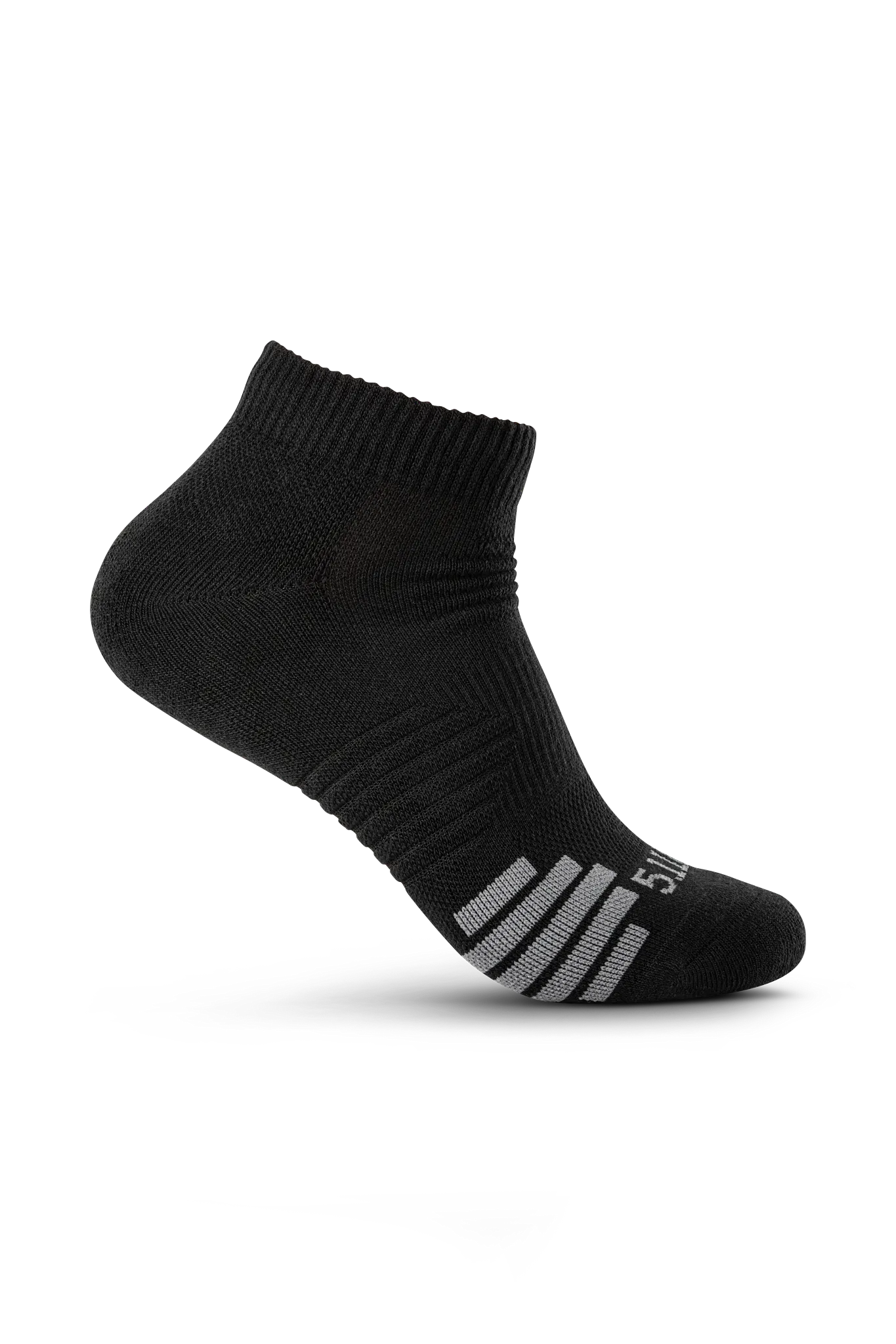 5-10048019M PT-R Plus Ankle Sock - Black - Medium