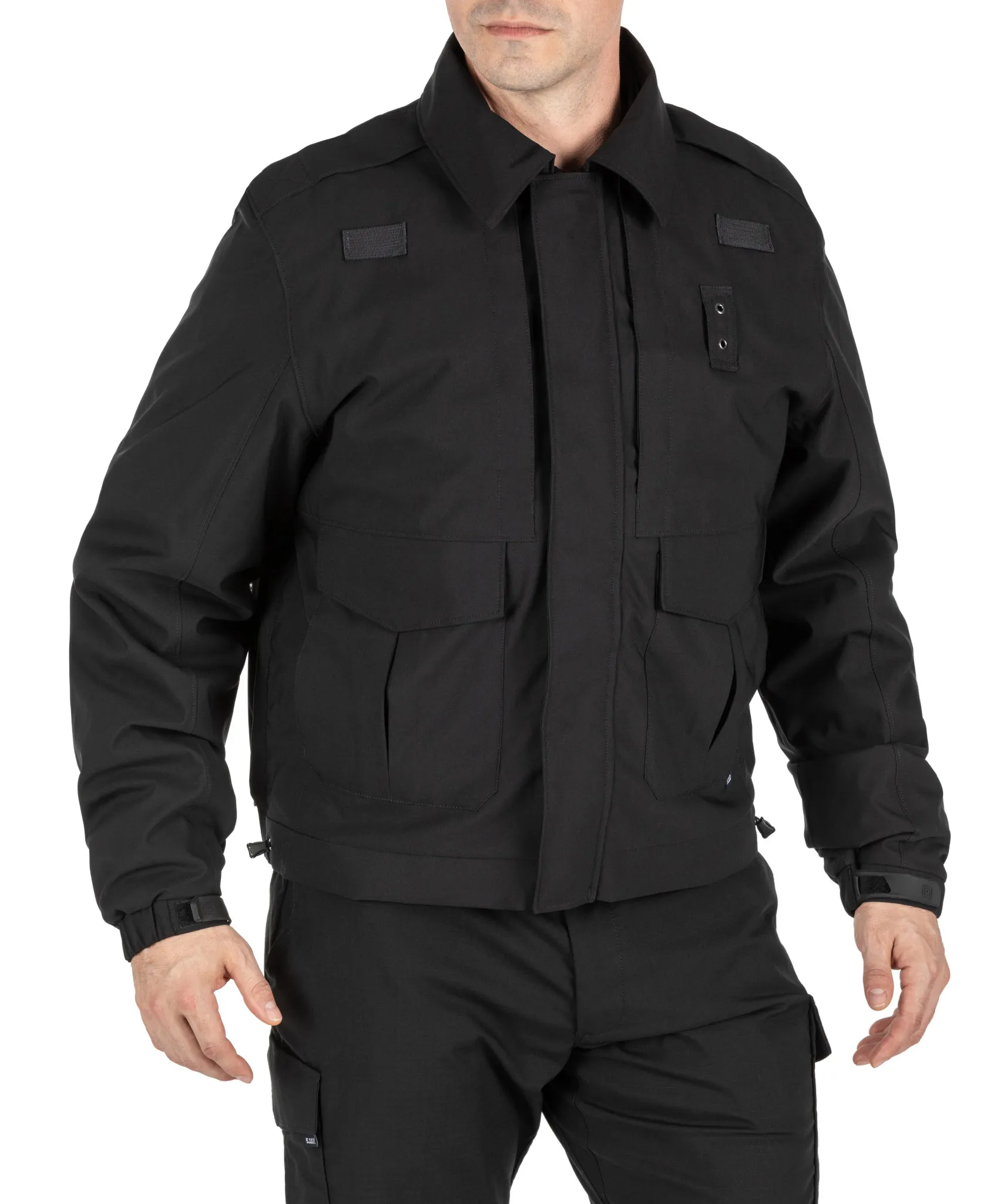 5-48359ABR019LS 4-in-1 Patrol Jacket 2.0 for Men - Black - Large