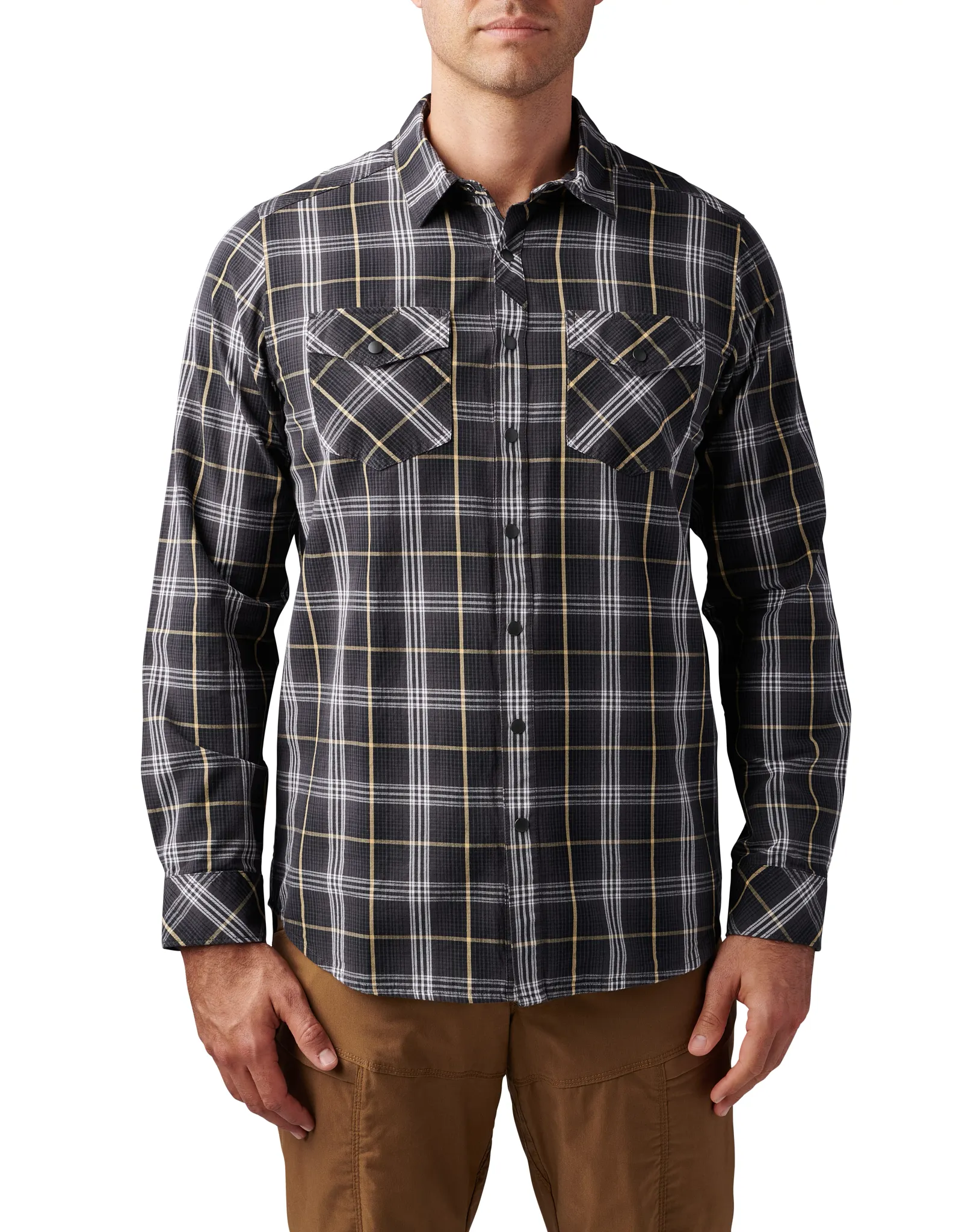 Gunner Plaid Long Sleeve Shirt: Comfort Meets Function
