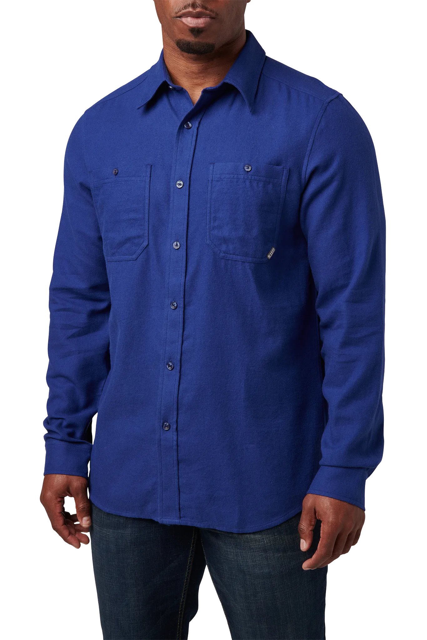 個人装備 5.11 SILVERWOOD SOLID FLANNEL L/S SHIRT Silverwood Solid Flannel