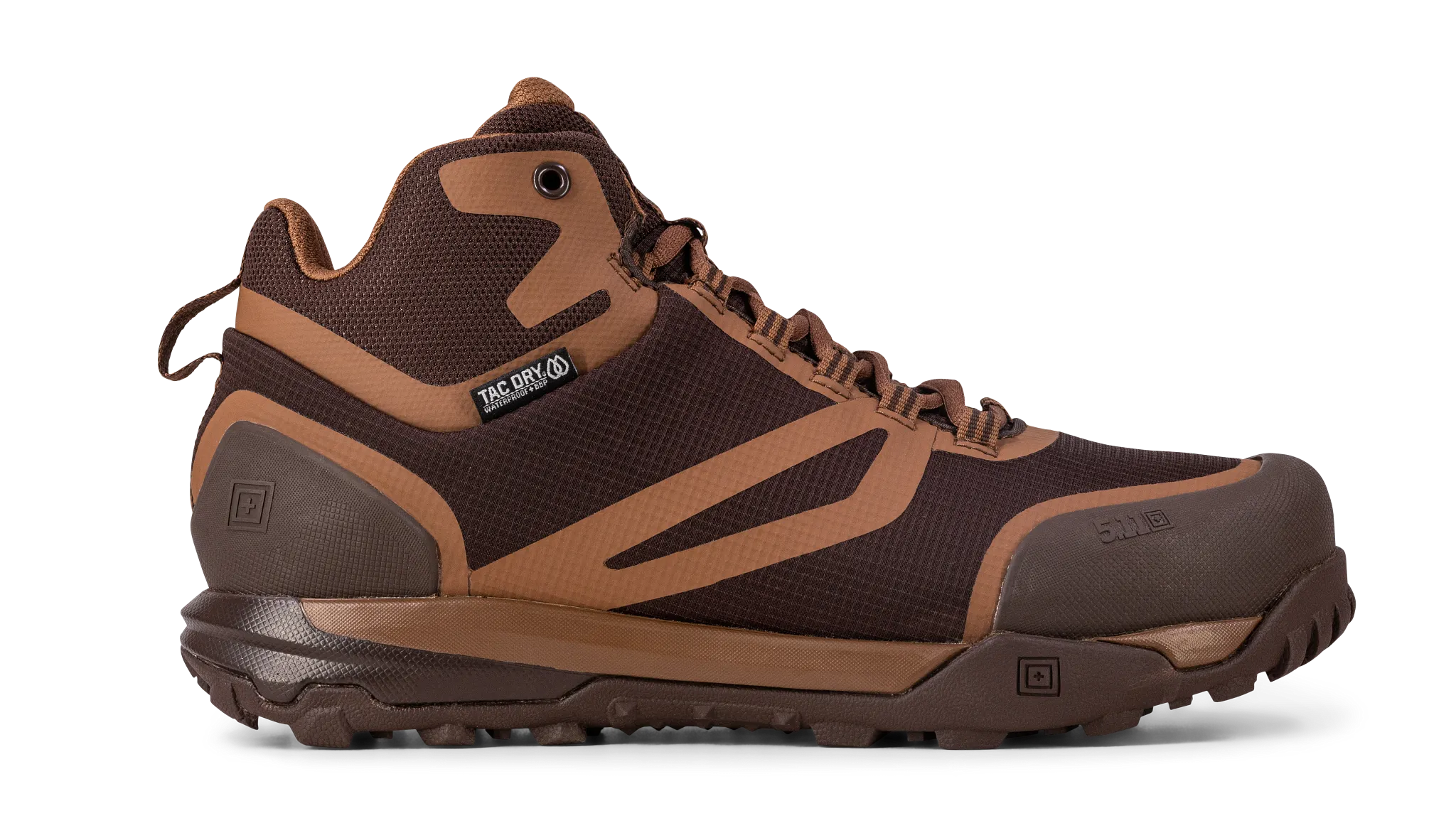 5.11® A/T Mid Waterproof Boot: All Terrain Support