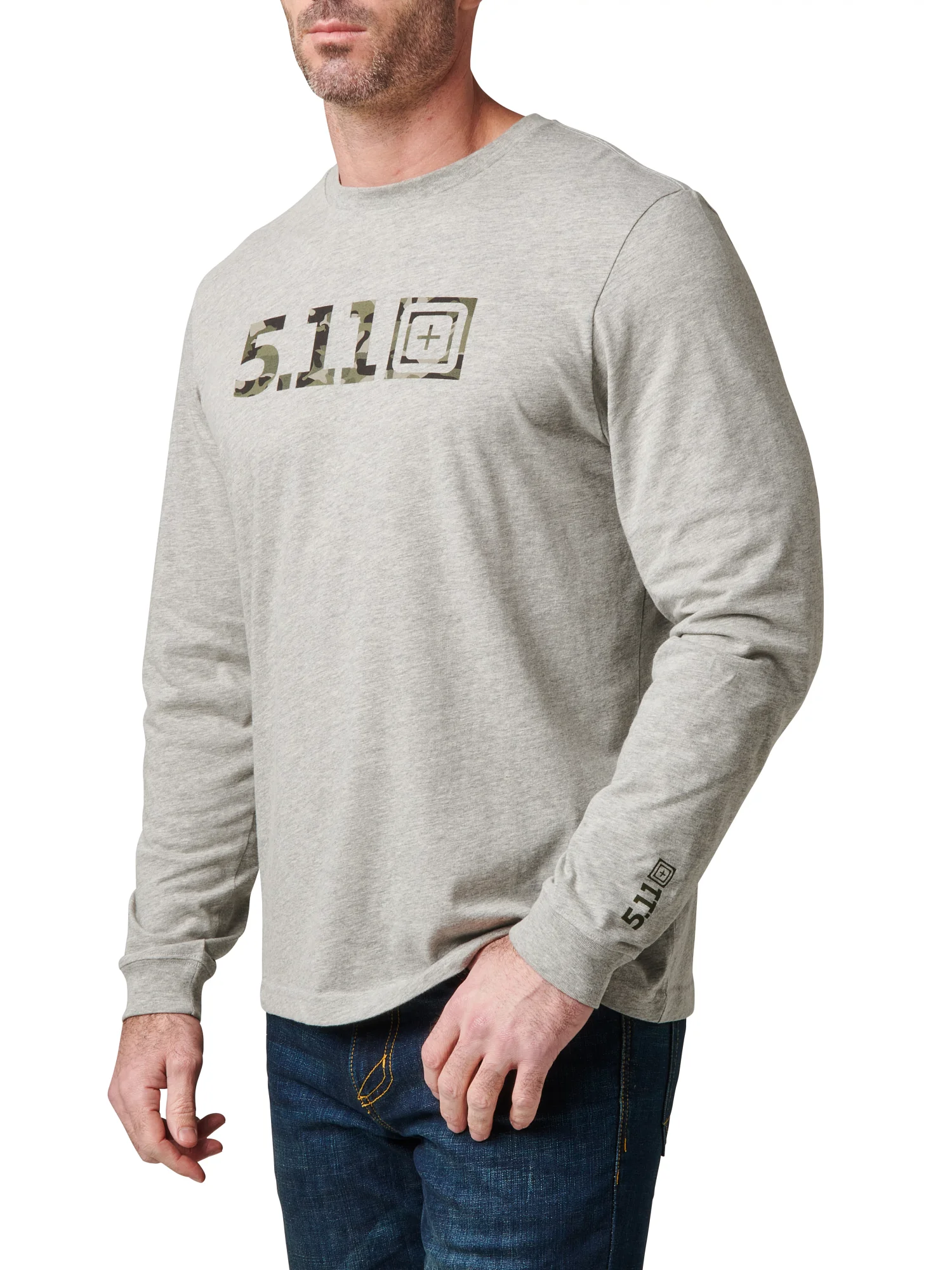 5.11 Tactical - Camo Logo Fill Long Sleeve Tee
