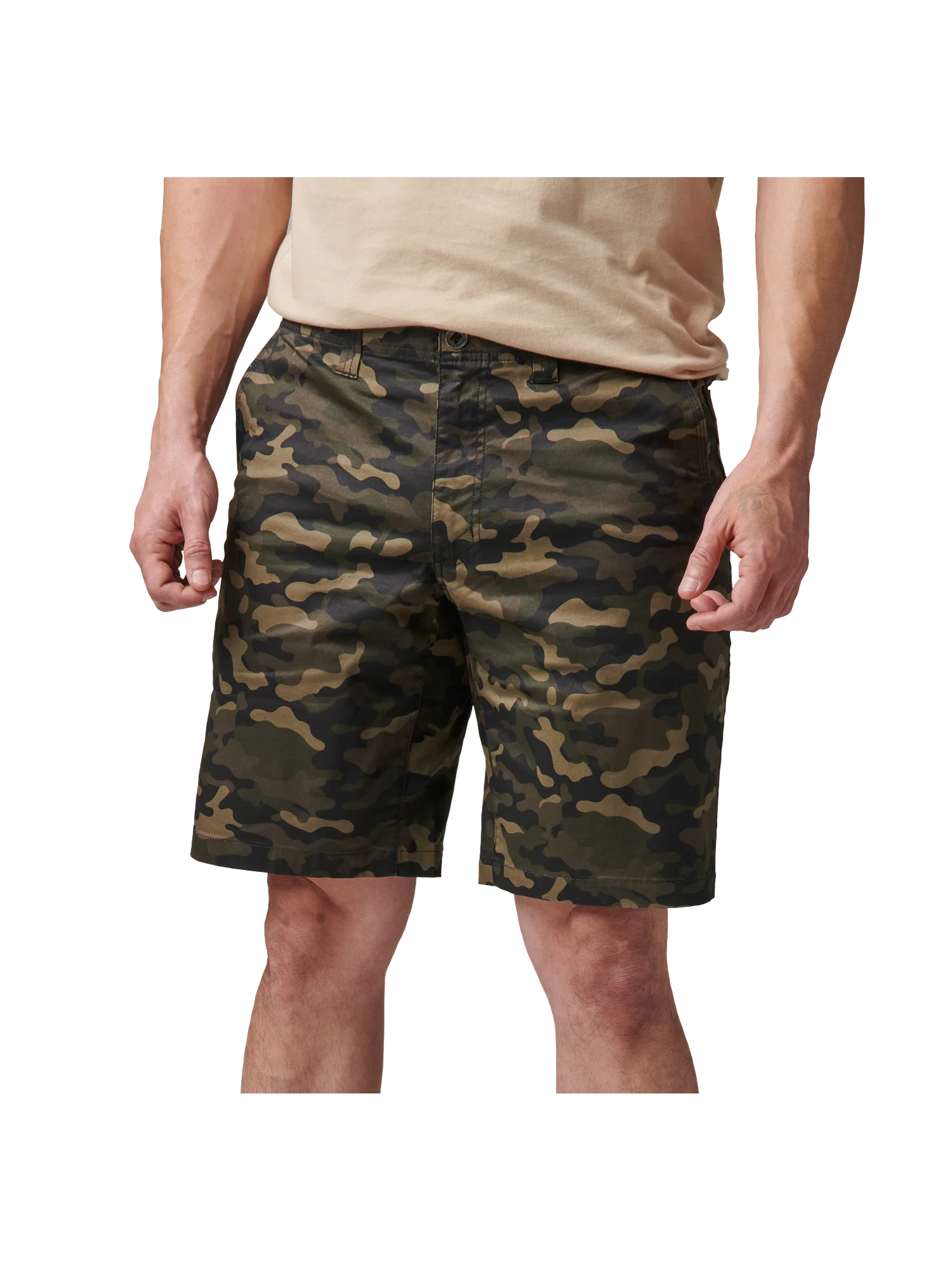 5.11 Tactical - Pantalones cortos Aramis Camo 10”