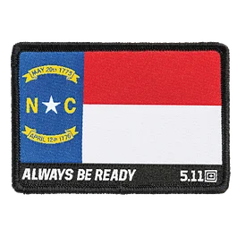 North Carolina State Flag Patch