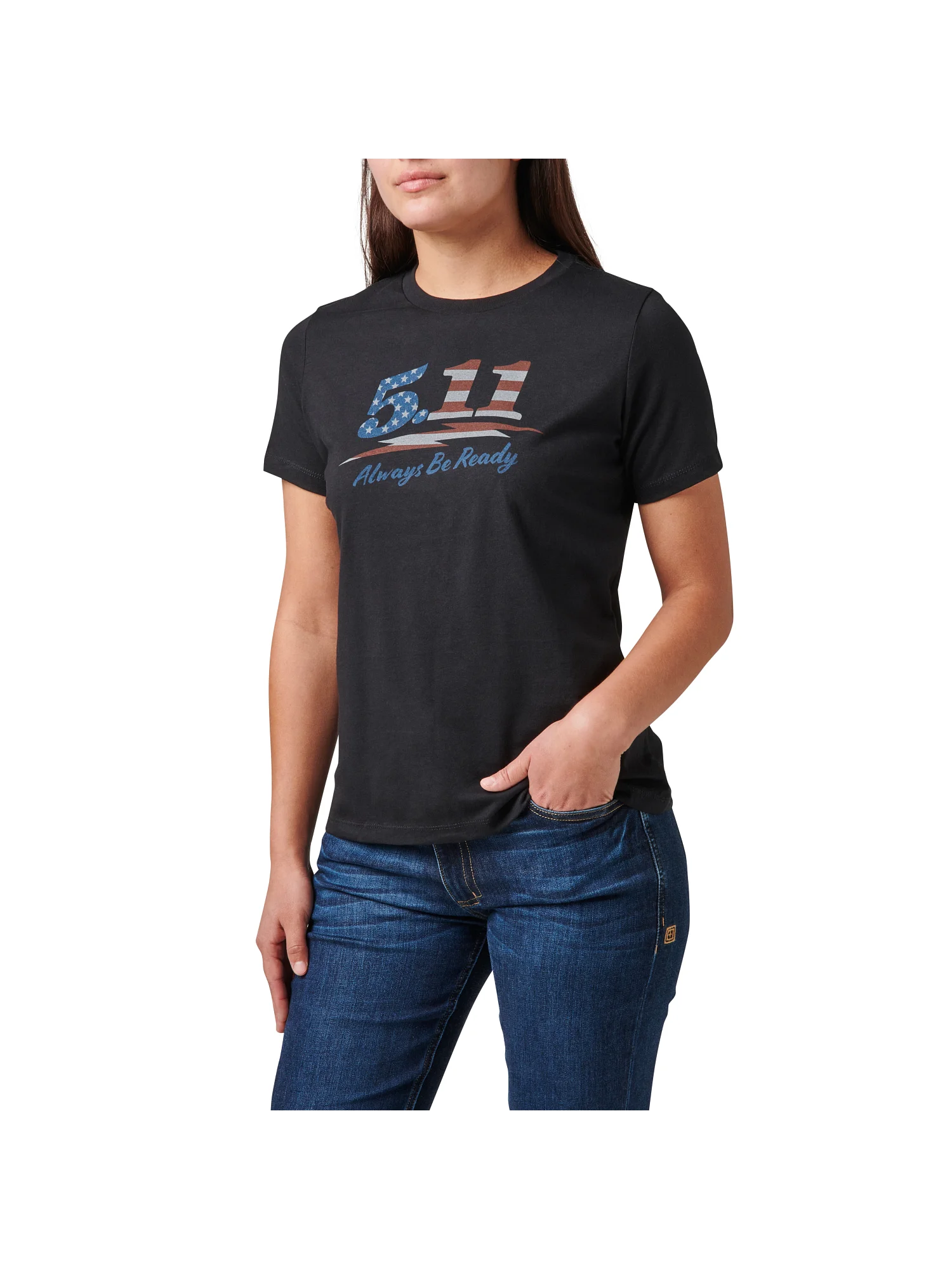 5.11 Tactical - Women's USA Moto Logo Tee