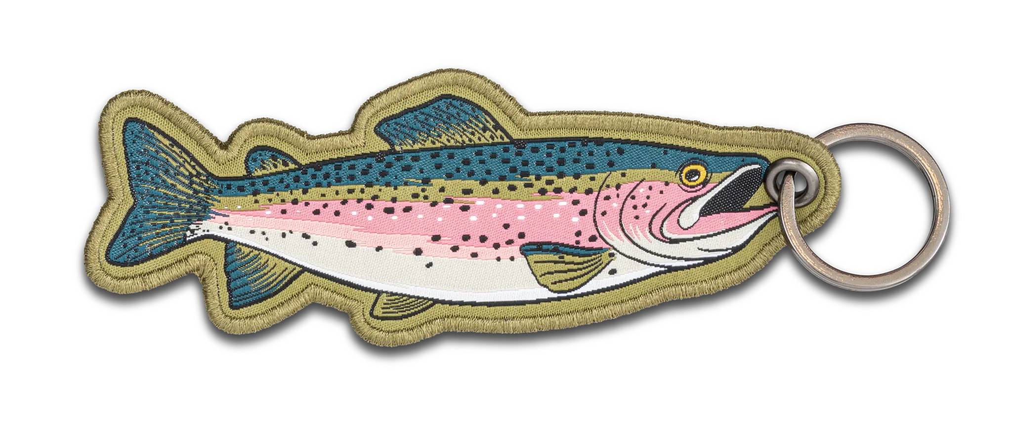 Trout On! Keychain