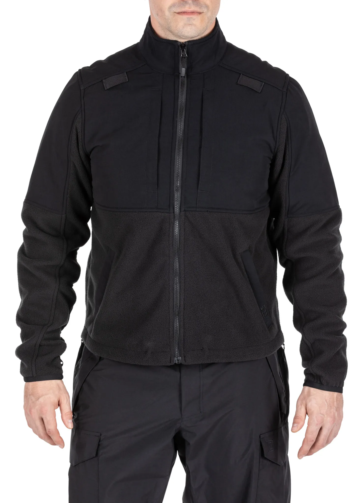 5-78026ABR019M Tactical Fleece 2.0 Jacket, Black - Medium