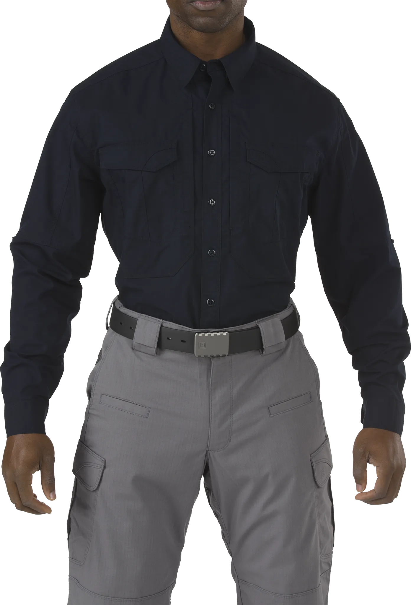 5-72399ABR724M Mens Stryke Shirt, Tundra 192 -Medium