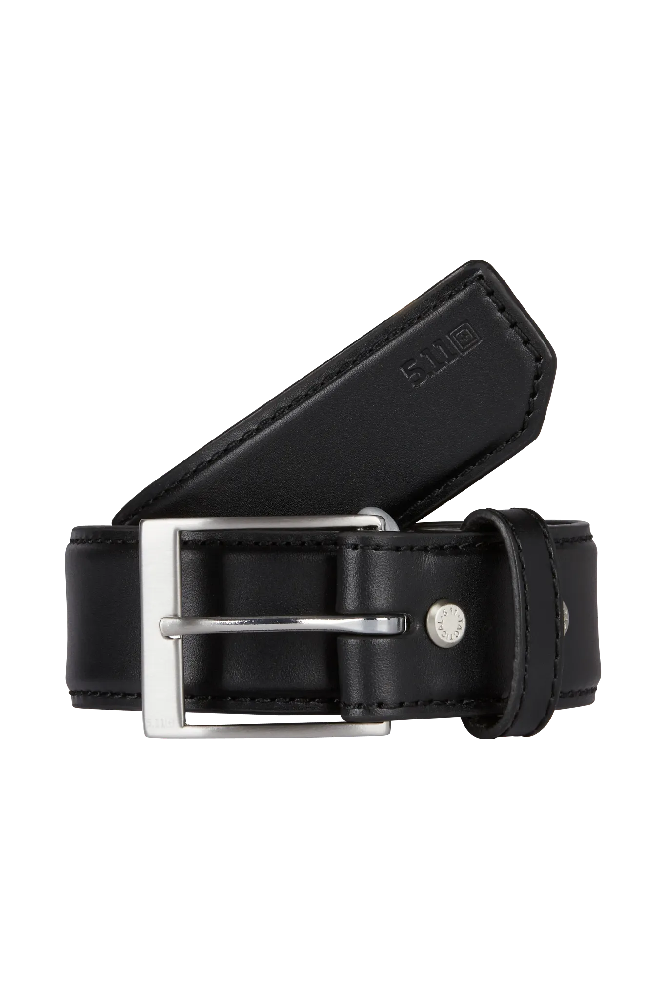 Duty Belt, Leather, Black, M, Buckle