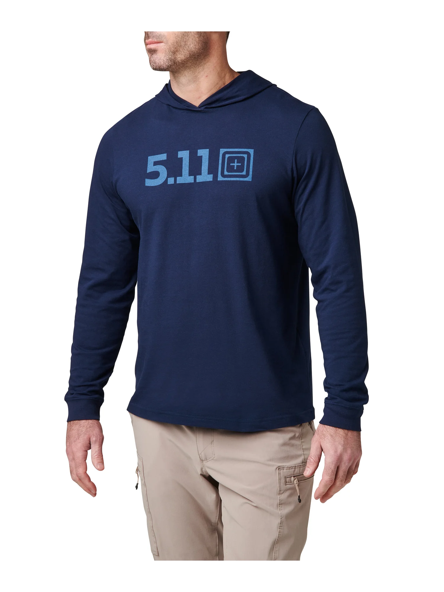 5.11 Tactical - Camiseta de manga larga con capucha 5.11