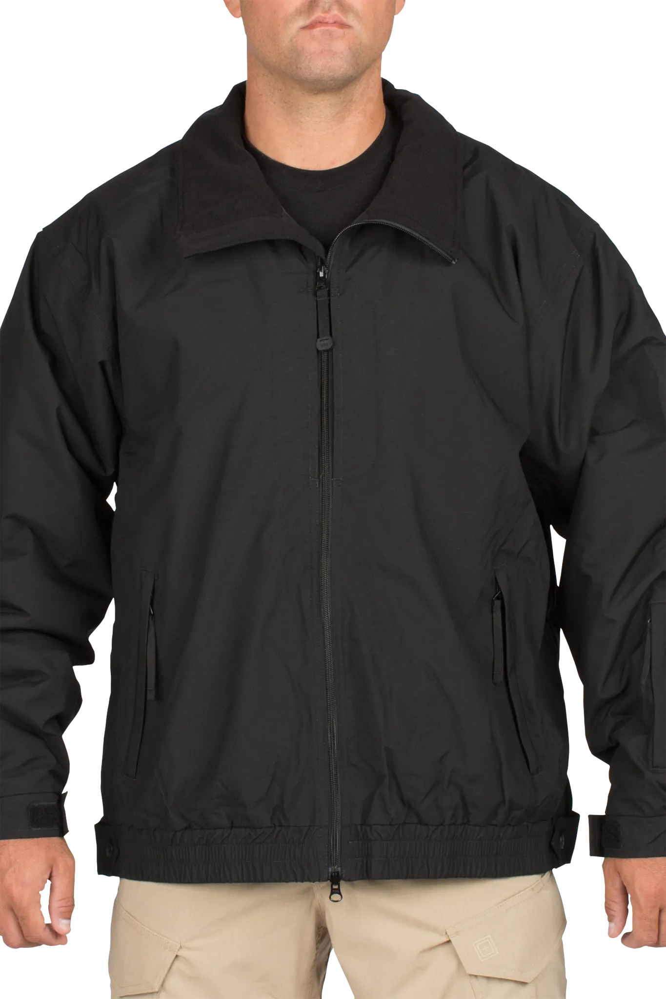 5-48026ABR019M Big Horn Tactical Jacket - Black - Medium