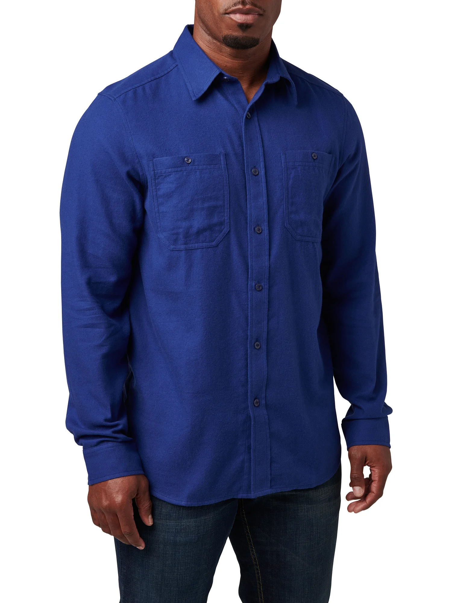 個人装備 5.11 SILVERWOOD SOLID FLANNEL L/S SHIRT Silverwood Solid Flannel