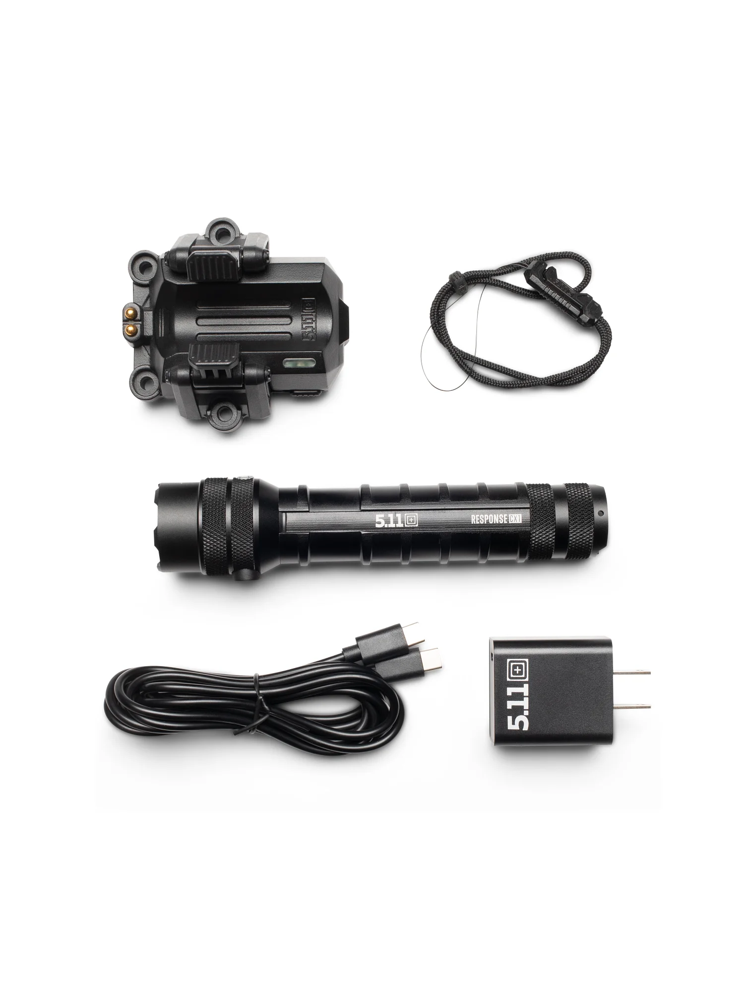5.11 tactical rechargeable flashlight 12" TPT R7 Recharageable Batttery Professional Black Bod Atlantic Knife Company perfect for everyday carry 5.11 Tactical Rechargeable Lights