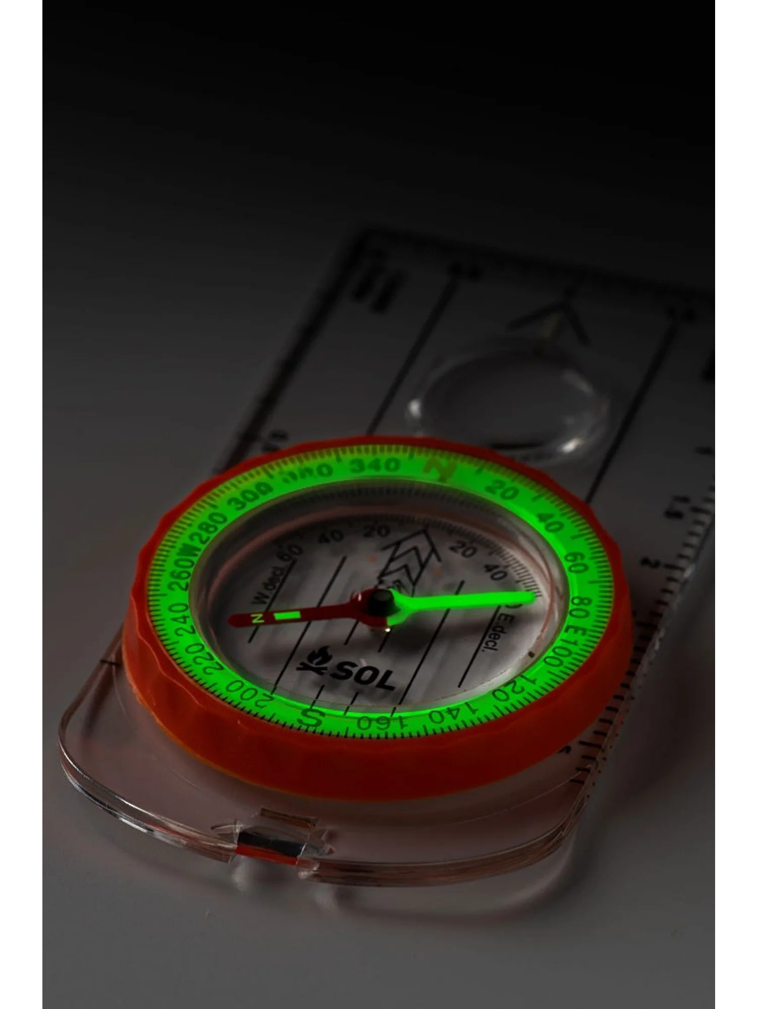 Survive Outdoors Longer™ Deluxe Map Compass by Adventure Ready Brands™