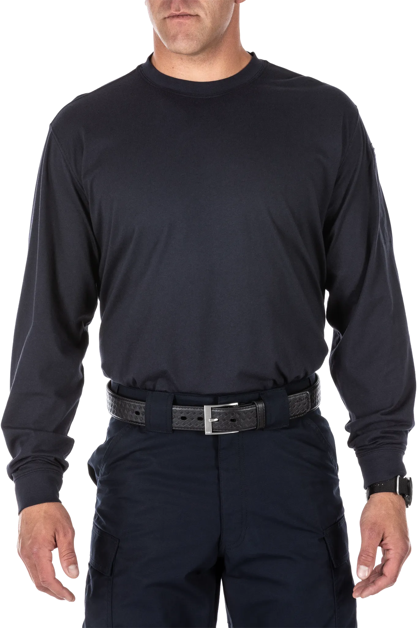 Tactical Shirt, 100% Cotton, Navy, S