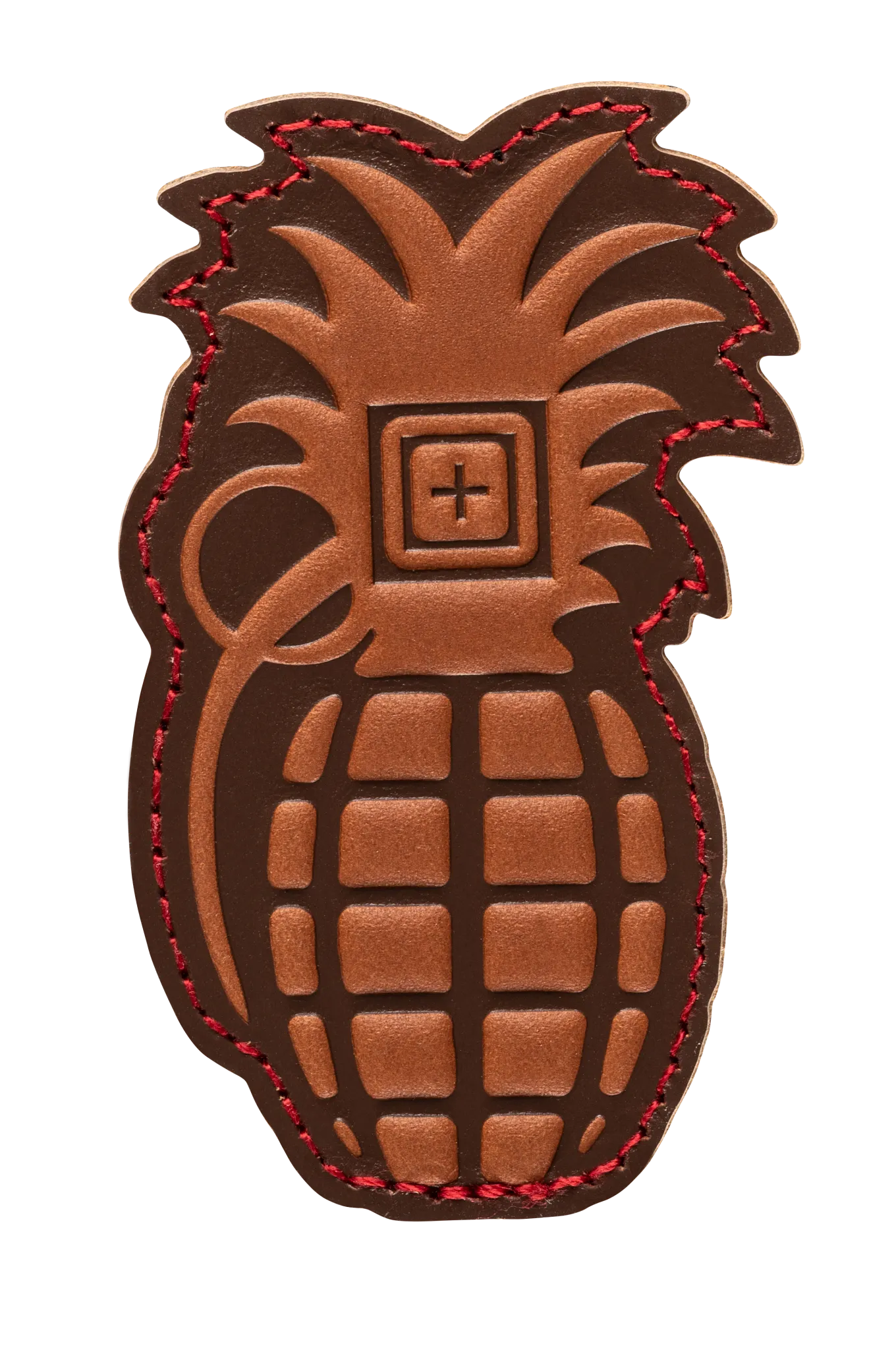 Pineapple Grenade Leather Patch | Tactical Accessory | 5.11 Tactical®