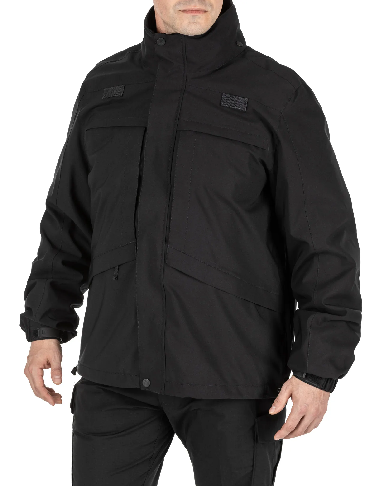 5-48358ABR019S 3-in-1 Parka 2.0 Jacket for Mens, Black - Small