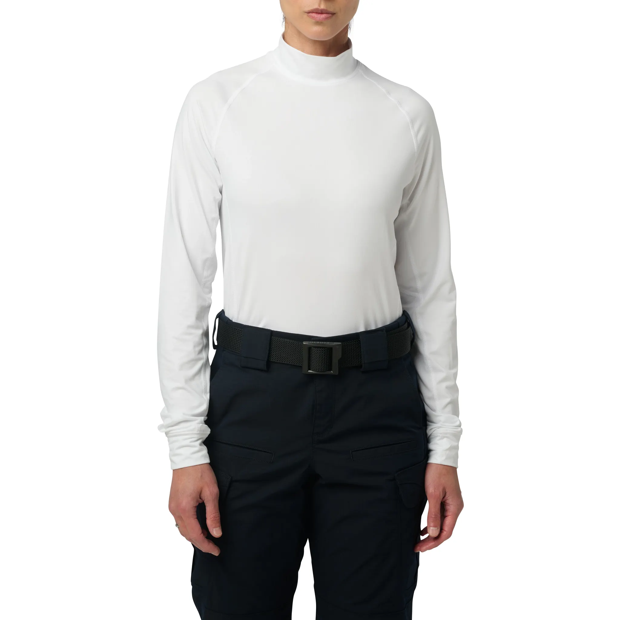 Women's Mock Neck Long Sleeve Top