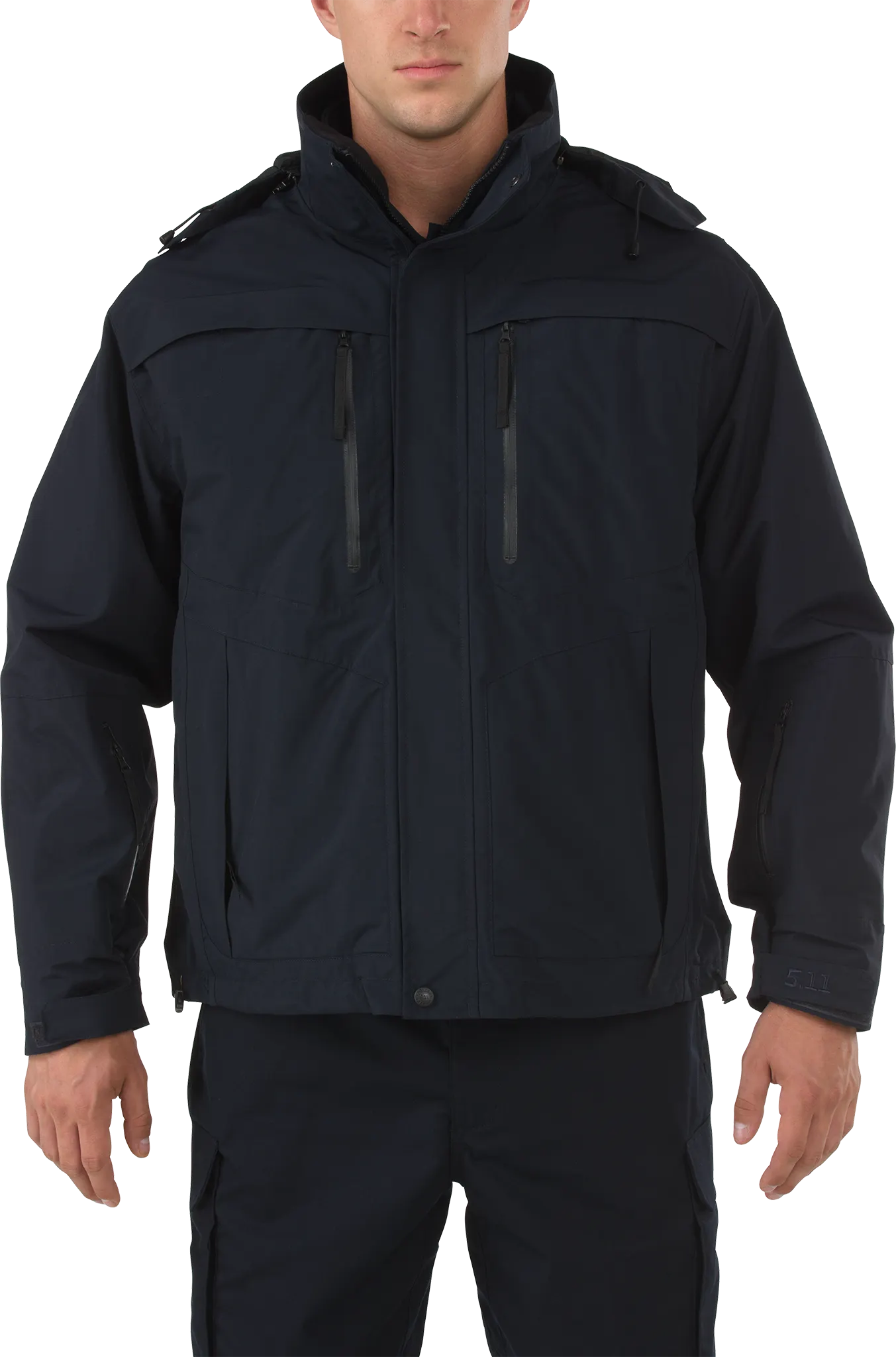 5-48153ABR724M Mens Valiant Duty Jacket, Black 019 - Medium