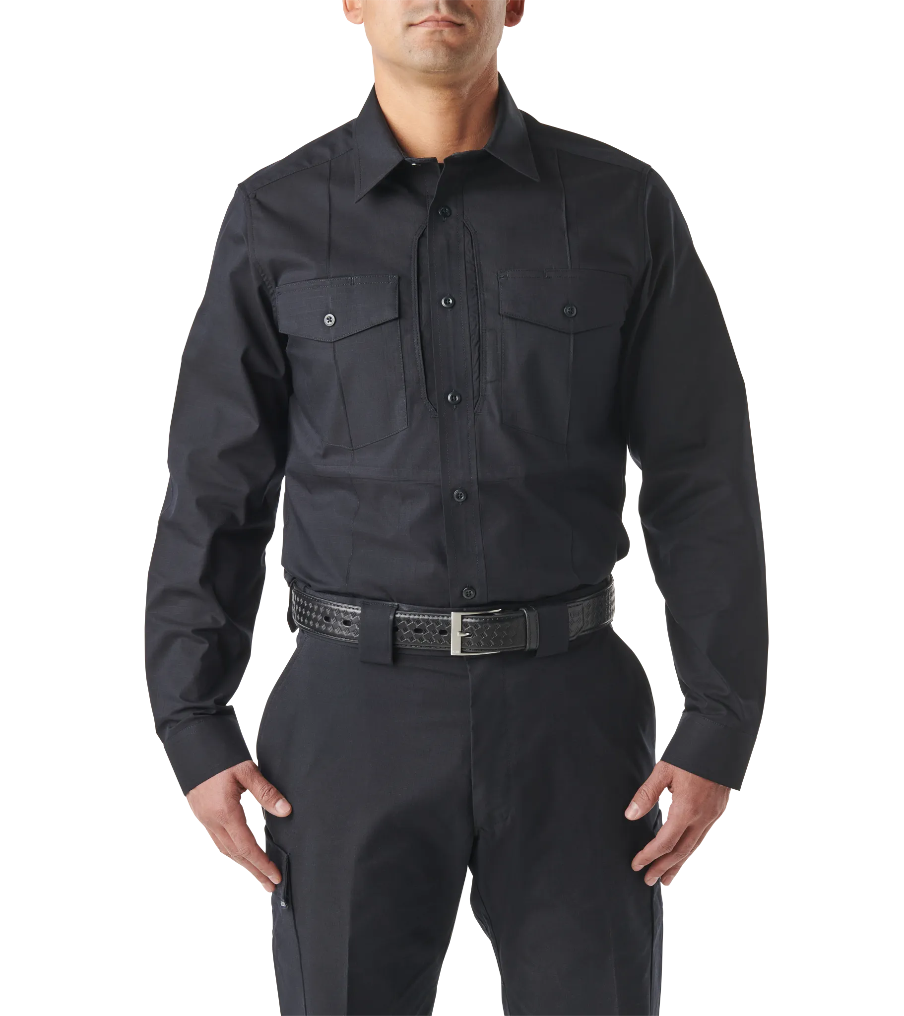 5-72074ABR750MR Stryke Class-B PDU Long Sleeve Shirt, Midnight Navy - Medium - Regular