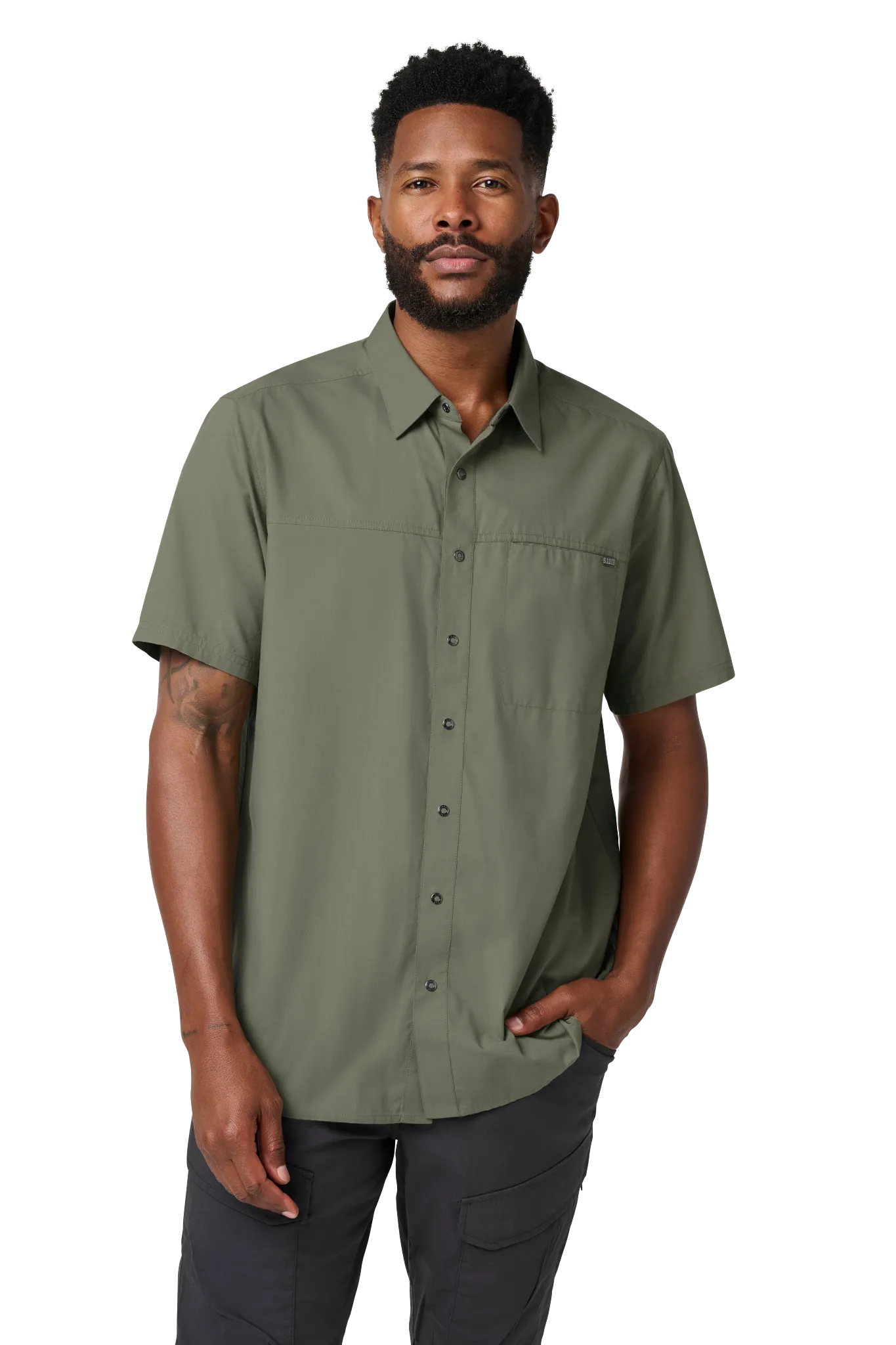 5.11 Tactical Men's Wyatt Solid Short Sleeve Shirt