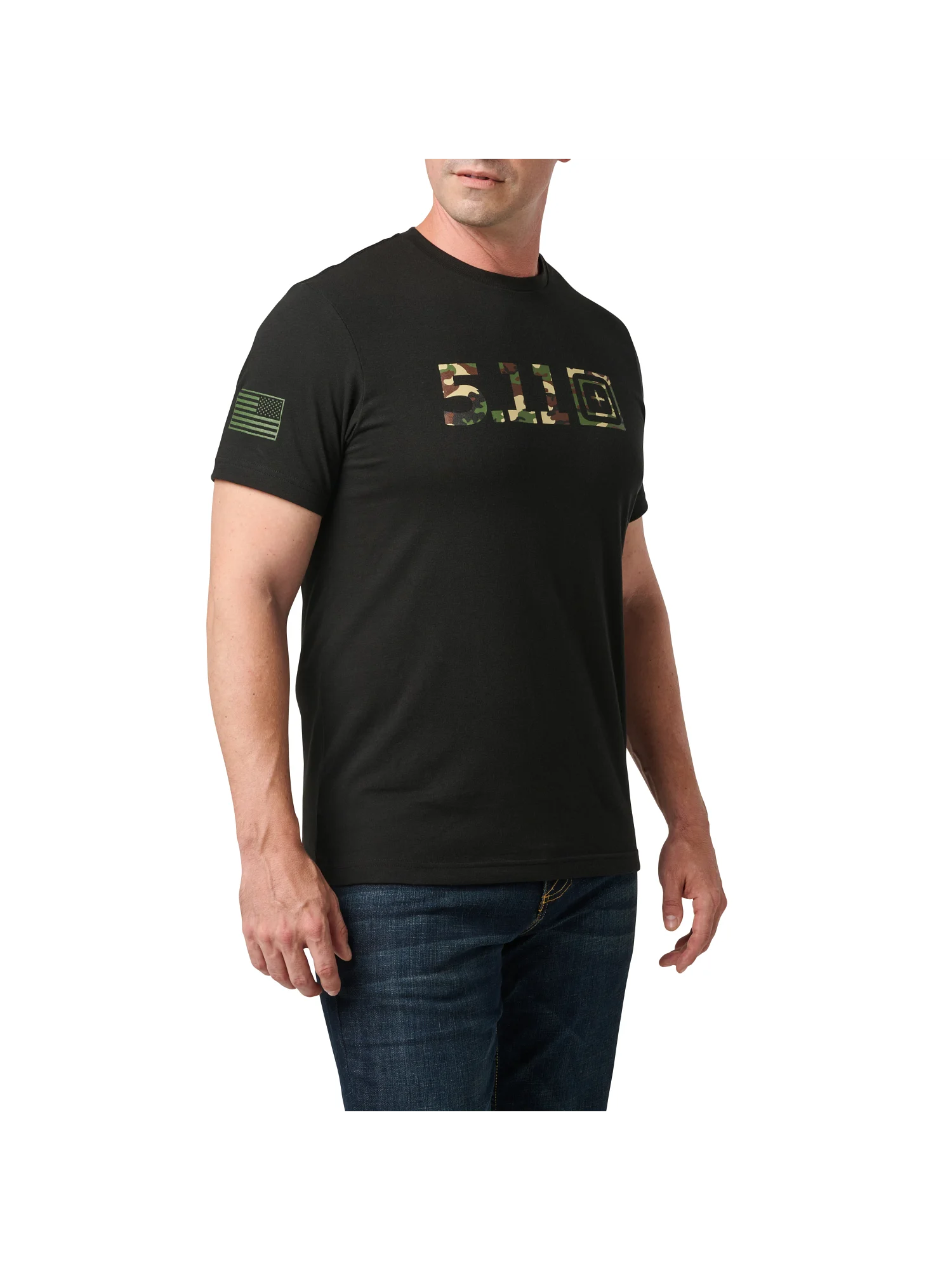 5.11 Tactical - Woodland Camo Fill Tee