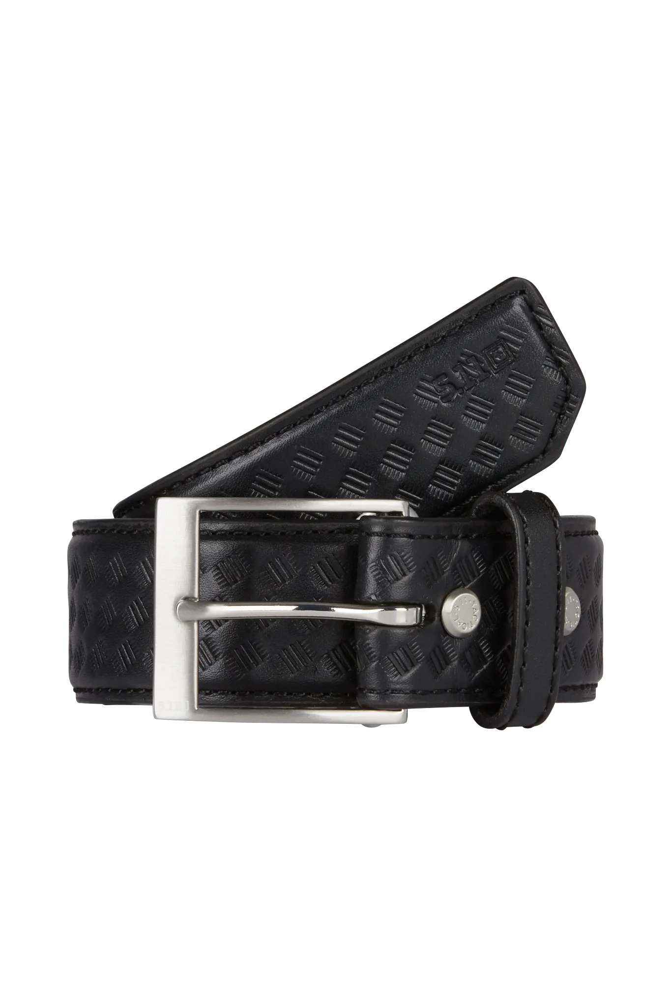 Duty Belt, Leather, Black, M, Buckle
