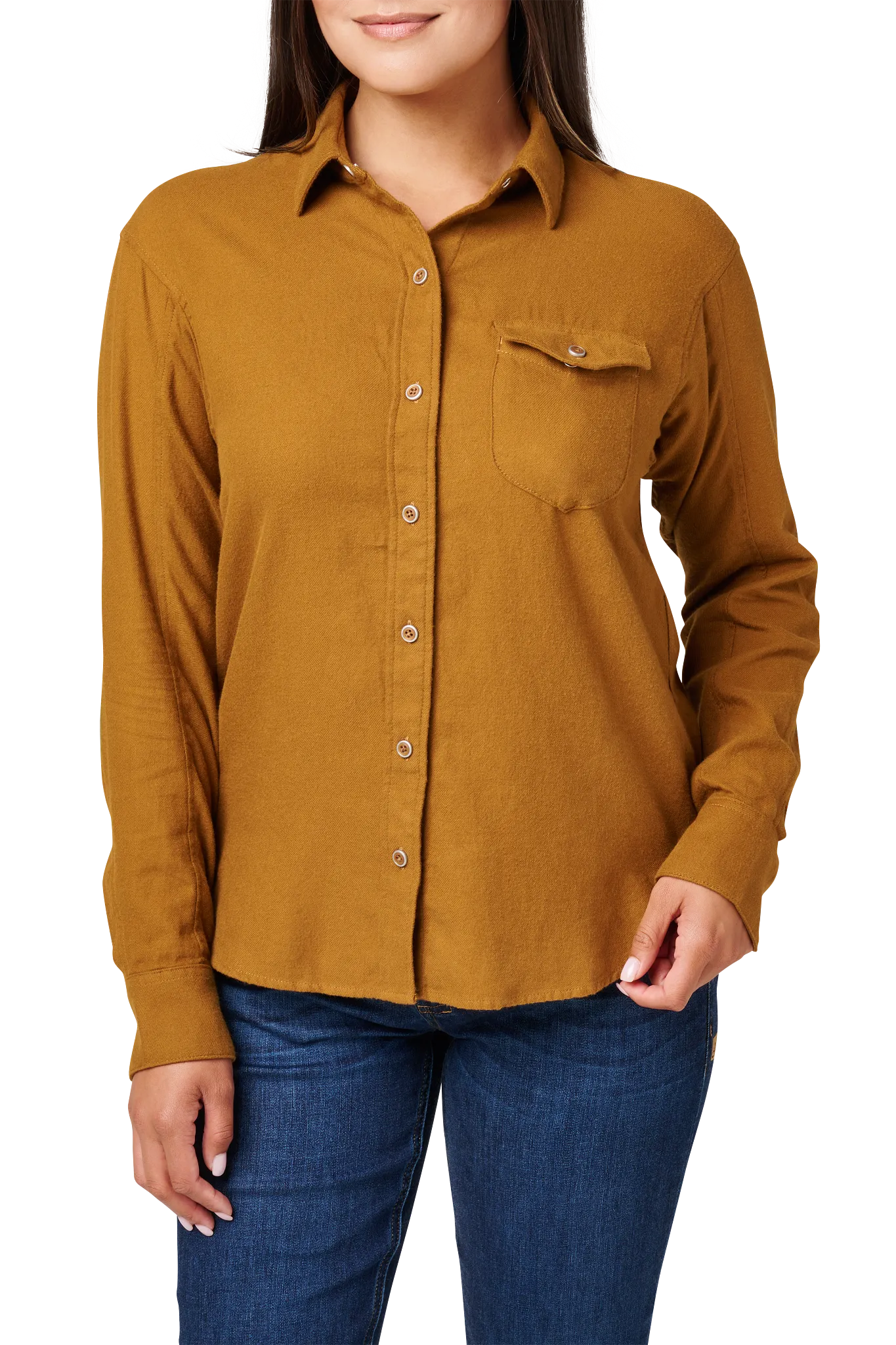 5.11 Tactical Women's Brianna Solid Flannel Long Sleeve Shirt