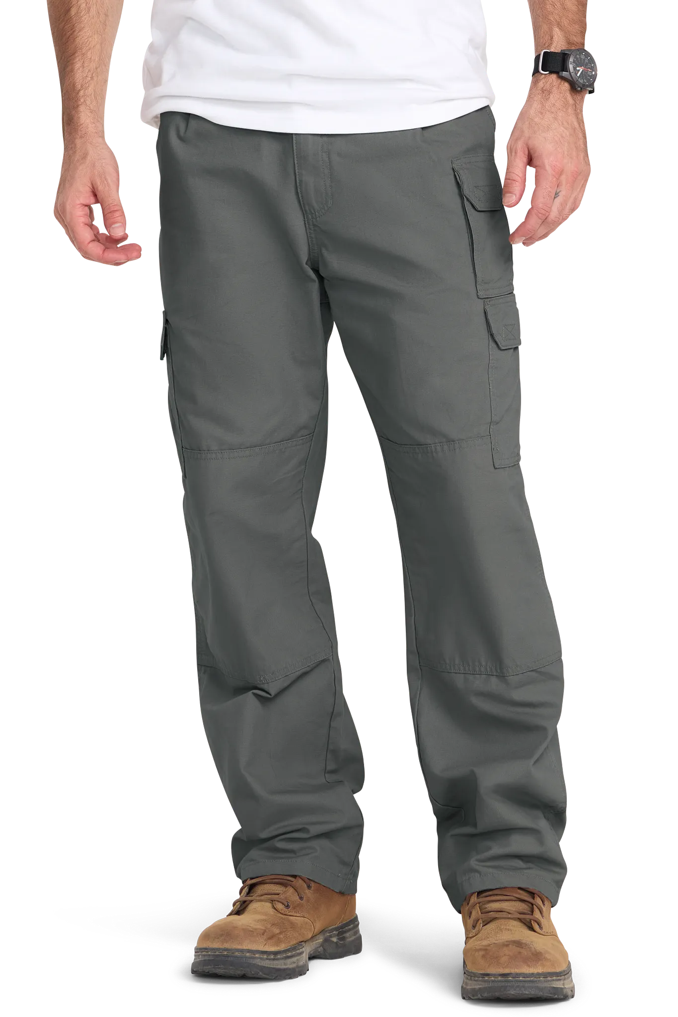 5.11 Tactical Cotton Canvas Pants for Men - Grey